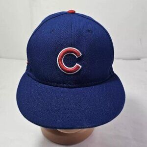 NEW ERA Unisex One Size MLB CHICAGO CUBS Blue Adjustable Baseball Cap Hat NWOT